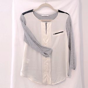 Chic Silk and More Long Sleeve crew/V-neck Tee